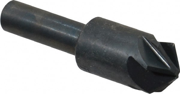 M.A. FORD. 5/8 Head Diam, 3/8 Shank Diam, 6 Flute 100&deg; High Speed Steel Countersink