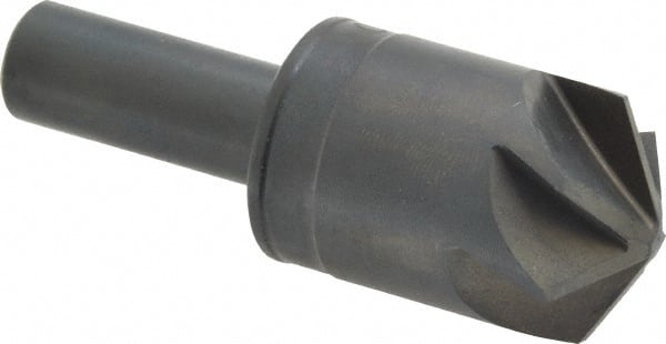 M.A. FORD. 1 Head Diam, 1/2 Shank Diam, 6 Flute 120&deg; High Speed Steel Countersink