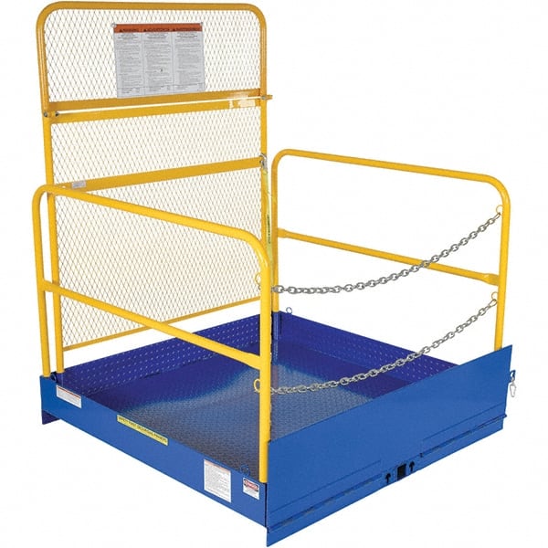 VESTIL MANUFACTURING 54x54 Port Loading Platform w/Rail