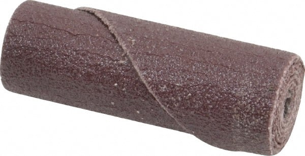 STANDARD ABRASIVES 1/2 Max Roll Diam x 11/2 OAL, 120 Grit Aluminum Oxide Straight Cartridge Roll