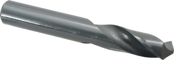 MSC INDUSTRIAL 17mm 118&deg; Spiral Flute High Speed Steel Screw Machine Drill Bit
