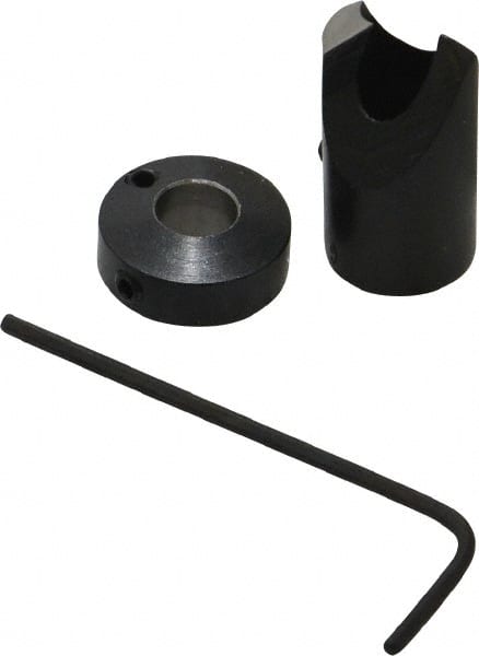 VERNON 1/2 Cutter Diam, Letter G Drill Compatibility, 1/4 Collar Thickness, Adjustable Depth Drill Countersink