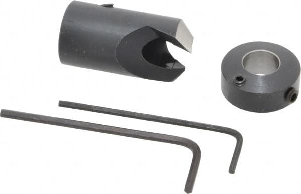 VERNON 5/8 Cutter Diam, 11/32 Drill Compatibility, 5/16 Collar Thickness, Adjustable Depth Drill Countersink