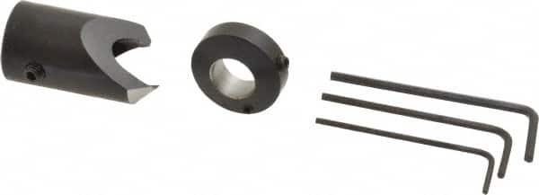 VERNON 13/16 Cutter Diam, 29/64 Drill Compatibility, 5/16 Collar Thickness, Adjustable Depth Drill Countersink