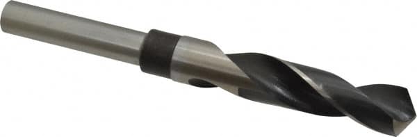 MSC INDUSTRIAL 11/16 Drill, 118&deg; Point, High Speed Steel Silver Deming & Reduced Shank Drill Bit