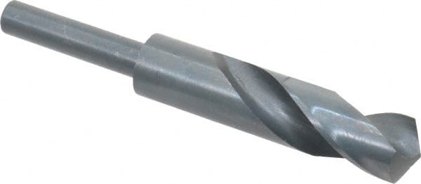 MSC INDUSTRIAL 57/64 Drill, 118&deg; Point, High Speed Steel Silver Deming & Reduced Shank Drill Bit