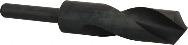 MSC INDUSTRIAL 27mm Drill, 118&deg; Point, High Speed Steel Silver Deming & Reduced Shank Drill Bit