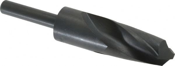 MSC INDUSTRIAL 30.5mm Drill, 118&deg; Point, High Speed Steel Silver Deming & Reduced Shank Drill Bit