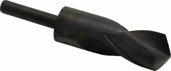 MSC INDUSTRIAL 33mm Drill, 118&deg; Point, High Speed Steel Silver Deming & Reduced Shank Drill Bit