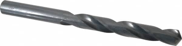 MSC INDUSTRIAL 22mm 118&deg; Spiral Flute High Speed Steel Taper Length Drill Bit