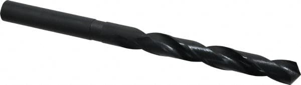 MSC INDUSTRIAL 23/32 118&deg; Spiral Flute High Speed Steel Taper Length Drill Bit