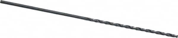 MSC INDUSTRIAL #57 118&deg; Spiral Flute High Speed Steel Taper Length Drill Bit