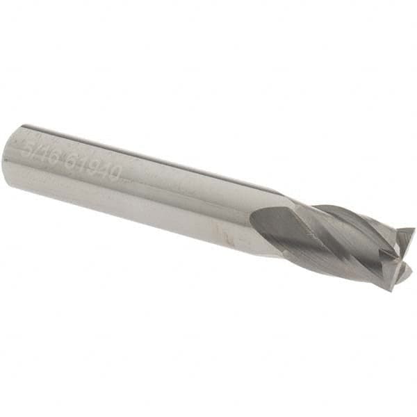 OSG 5/16, 1/2 LOC, 5/16 Shank Diam, 2 OAL, 4 Flute, Solid Carbide Square End Mill