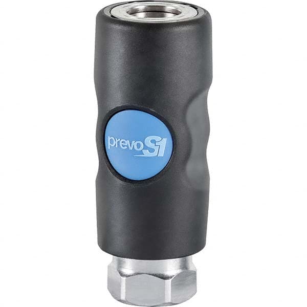 PREVOST 1/4 Female NPT Industrial Pneumatic Hose Safety Coupler