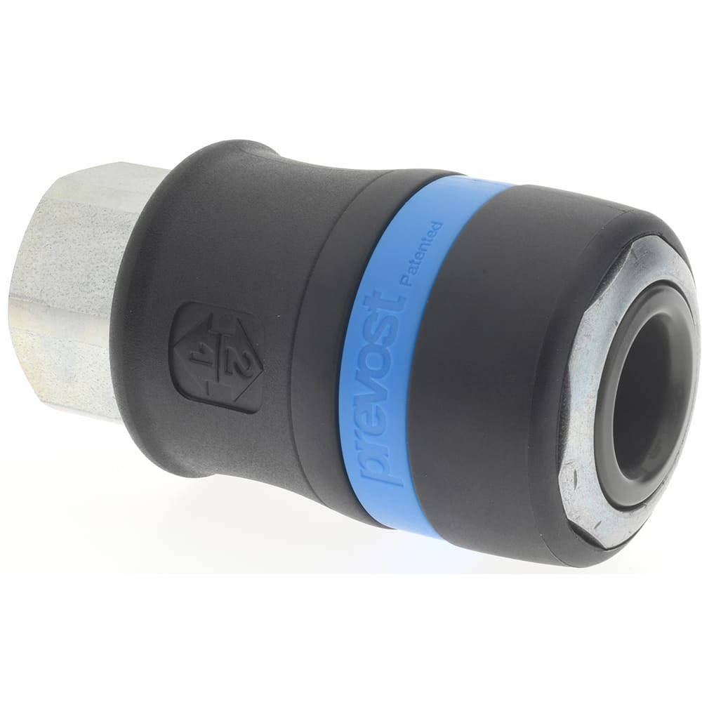 PREVOST 1/2 Female NPT Industrial Pneumatic Hose Safety Coupler