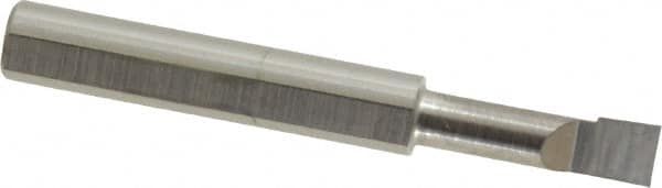SCIENTIFIC CUTTING TOOLS 0.155 Min Bore Diam, 1/2 Max Bore Depth, 3/16 Shank Diam, Radial Relief Boring Bar
