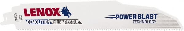LENOX 9 Long x 7/8 Thick, BiMetal Reciprocating Saw Blade