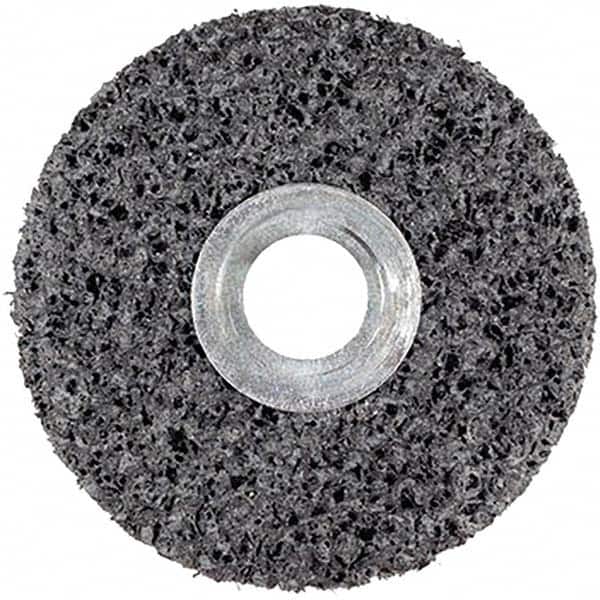 3M MMM 4 Diam, 3/4 Face Width, 1/2 Center Hole, Very Coarse Grade, Silicon Carbide Deburring Wheel