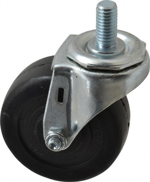 E.R. WAGNER 3 Diam x 11/4 Wide x 35/8 OAH Stem Mount Swivel Caster
