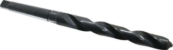 MSC INDUSTRIAL 25/32, 2MT 118&deg; Point High Speed Steel Taper Shank Drill Bit