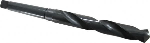MSC INDUSTRIAL 21mm, 2MT 118&deg; Point High Speed Steel Taper Shank Drill Bit