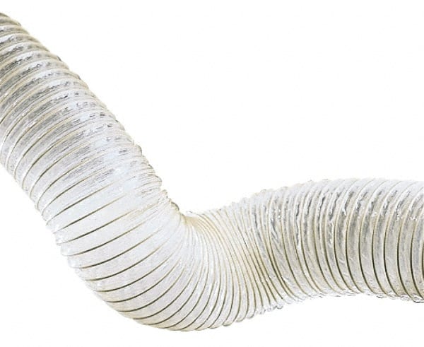 HI-TECH DURAVENT 7 ID, 13 Hg Vac Rating, 12 psi, Polyurethane Vacuum & Duct Hose