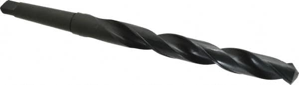 MSC INDUSTRIAL 17/16, 4MT 118&deg; Point High Speed Steel Taper Shank Drill Bit