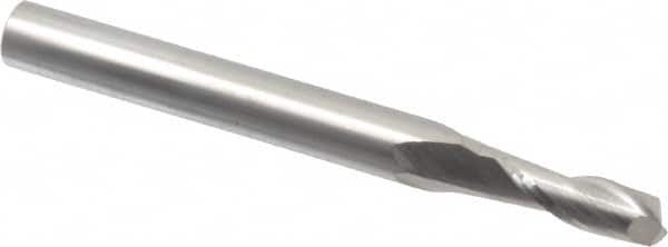 M.A. FORD. 13/64, 5/8 LOC, 1/4 Shank Diam, 21/2 OAL, 2 Flute, Solid Carbide Square End Mill