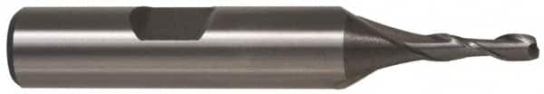 MSC INDUSTRIAL 7/16 Diam, 13/16 Length of Cut, 3/8 Shank Diam, 21/2 OAL, 2 Flute Cobalt Square End Mill