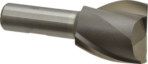 MSC INDUSTRIAL 15/8, 15/8 LOC, 3/4 Shank Diam, 37/8 OAL, 2 Flute, High Speed Steel Square End Mill