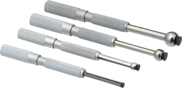 SPI 1/8 to 1/2 Inch Measurement, 1, 13/16, 19/16 and 15/8 Inch Gage Depth, Small Hole Gage Set