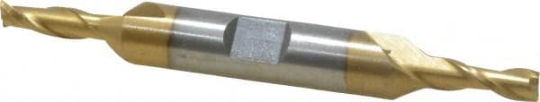 MSC INDUSTRIAL 3/16, 7/16 LOC, 3/8 Shank Diam, 31/8 OAL, 2 Flute, High Speed Steel Square End Mill