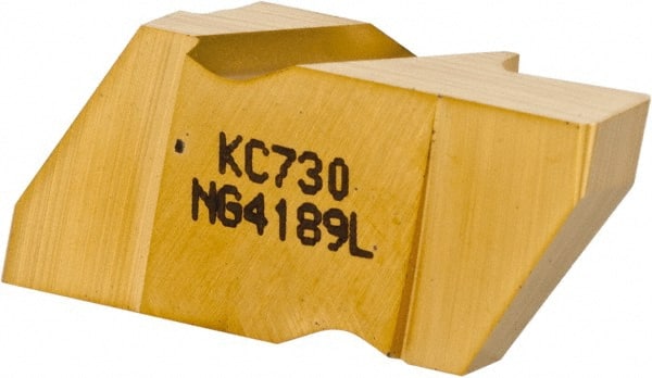 KENNAMETAL 4189NG Grade KC730, 4.8mm Cutting Width Carbide Grooving Insert
