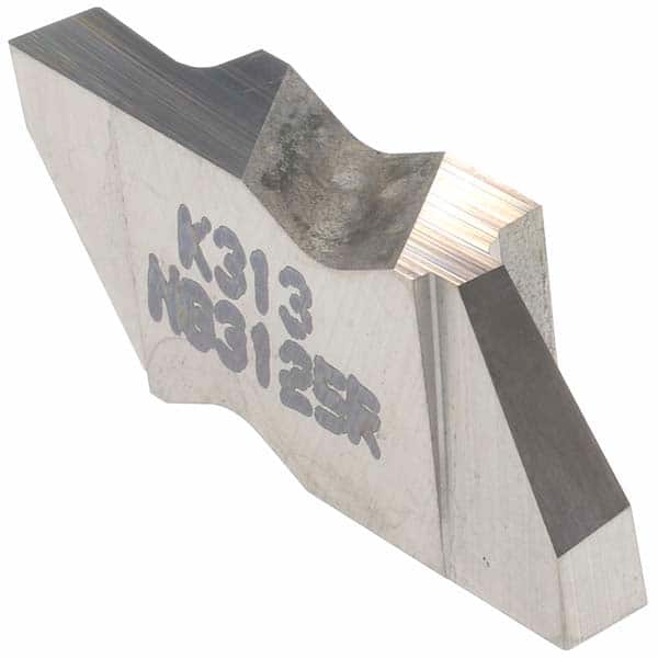 KENNAMETAL 3125NG Grade K313, 3.18mm Cutting Width Carbide Grooving Insert