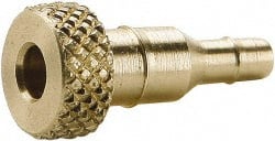 PARKER 3/32 x 1/64 Tube ID, Metal Barbed Tube Plug