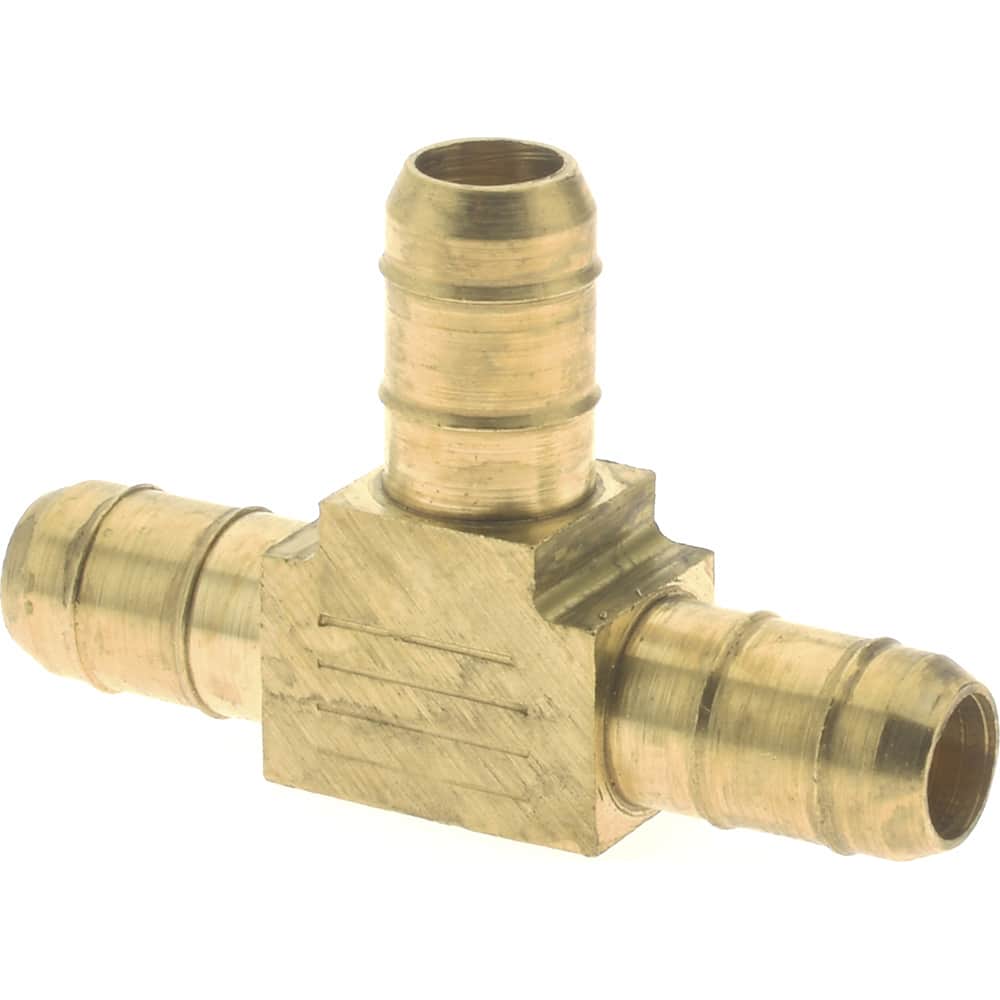 PARKER 11/64 x 1/4 Tube ID, Metal Barbed Union Tube Reducer