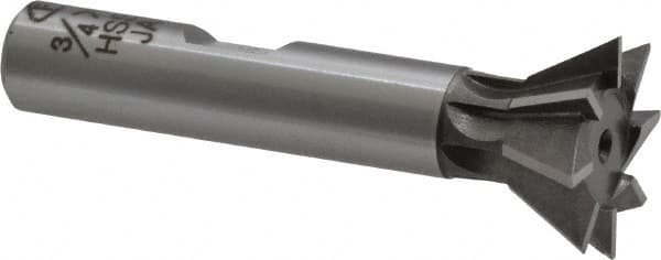 MSC INDUSTRIAL 3/4 Diam x 5/16 Wide Cobalt 60&deg; Dovetail Cutter