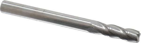 SGS 3/16 Diam 4 Flute Solid Carbide 0.03 Corner Radius End Mill