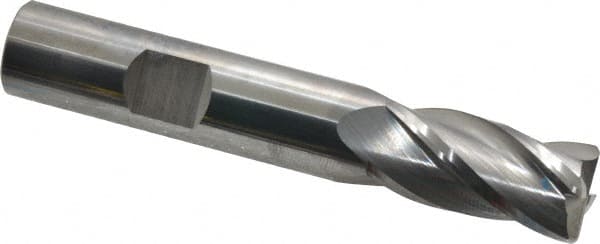 SGS 1/2 Diam 4 Flute Solid Carbide 0.045 Corner Radius End Mill