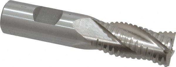 MSC INDUSTRIAL 3/4 Diam 4Flute 30&deg; Cobalt Square Roughing & Finishing End Mill