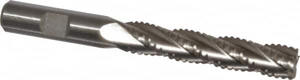 MSC INDUSTRIAL 1/2 Diam 4Flute 30&deg; Cobalt Square Roughing & Finishing End Mill