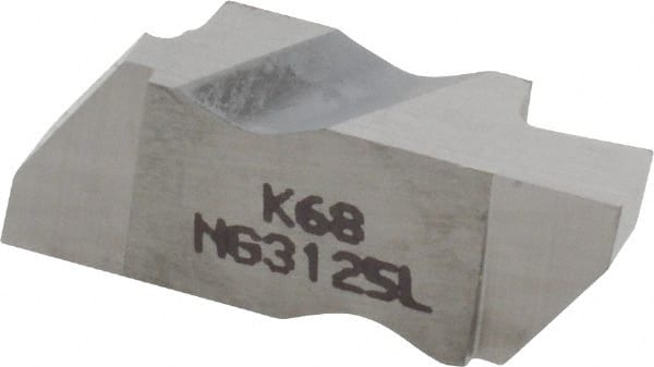 KENNAMETAL 3125NG Grade K68, 3.18mm Cutting Width Carbide Grooving Insert