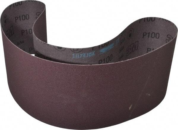 3M MMM 6 Wide x 48 OAL, 100 Grit, Aluminum Oxide Abrasive Belt