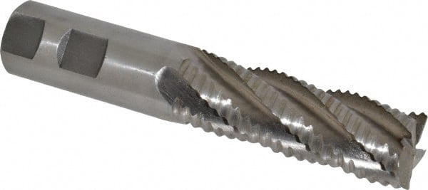 MSC INDUSTRIAL 1 Diam, Coarse Pitch, 3 LOC, 5 Flute Cobalt Roughing Square End Mill