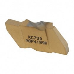 KENNAMETAL 4189NGP Grade KC730, 4.8mm Cutting Width Carbide Grooving Insert
