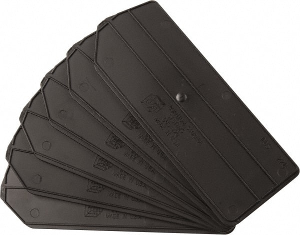 QUANTUM STORAGE 7.4 Wide x 3 High, Black Bin Divider