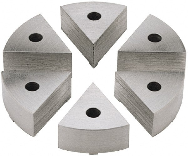 MSC INDUSTRIAL 6 Chuck Capacity, JF Attachment, Round Soft Lathe Chuck Jaw