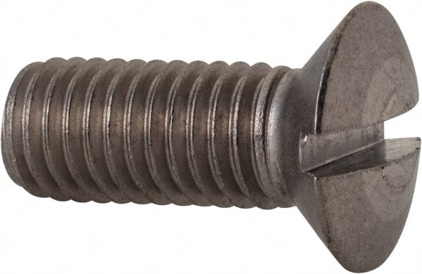 MSC INDUSTRIAL M10x1.50, 25mm OAL Slotted Drive Machine Screw