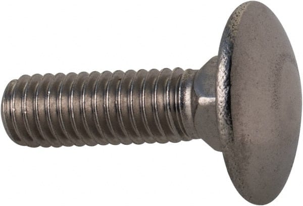 MSC INDUSTRIAL M6x1 20mm Length Under Head, Standard Square Neck, Carriage Bolt