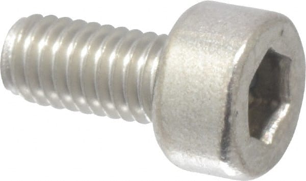 MSC INDUSTRIAL M3x0.50, 6mm Long, Metric Coarse Hex Socket Cap Screw